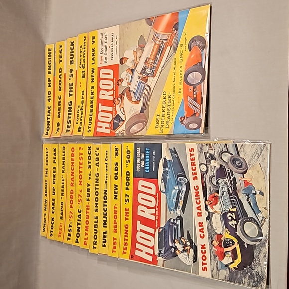 1957 & 1959 Hot Rod Magazine Lot - Picture 1 of 9